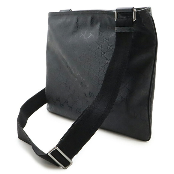 GUCCI Black Leather Shoulder Bag - Picture 3 of 8